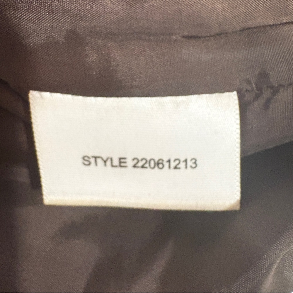 Tory Burch Wool Blend Wide Leg Herringbone Pattern Pants Size 8 - Picture 7 of 9
